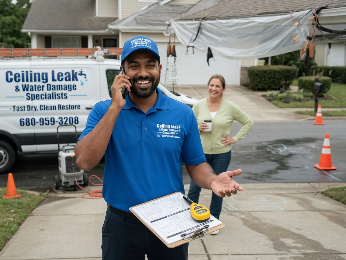 Ceiling Leak Cleanup Bound Brook, NJ FAQs